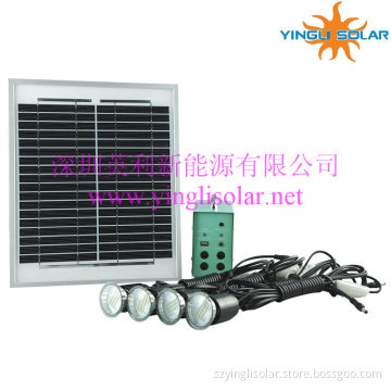 Solar Power Kit with 4PCS Portable LED
